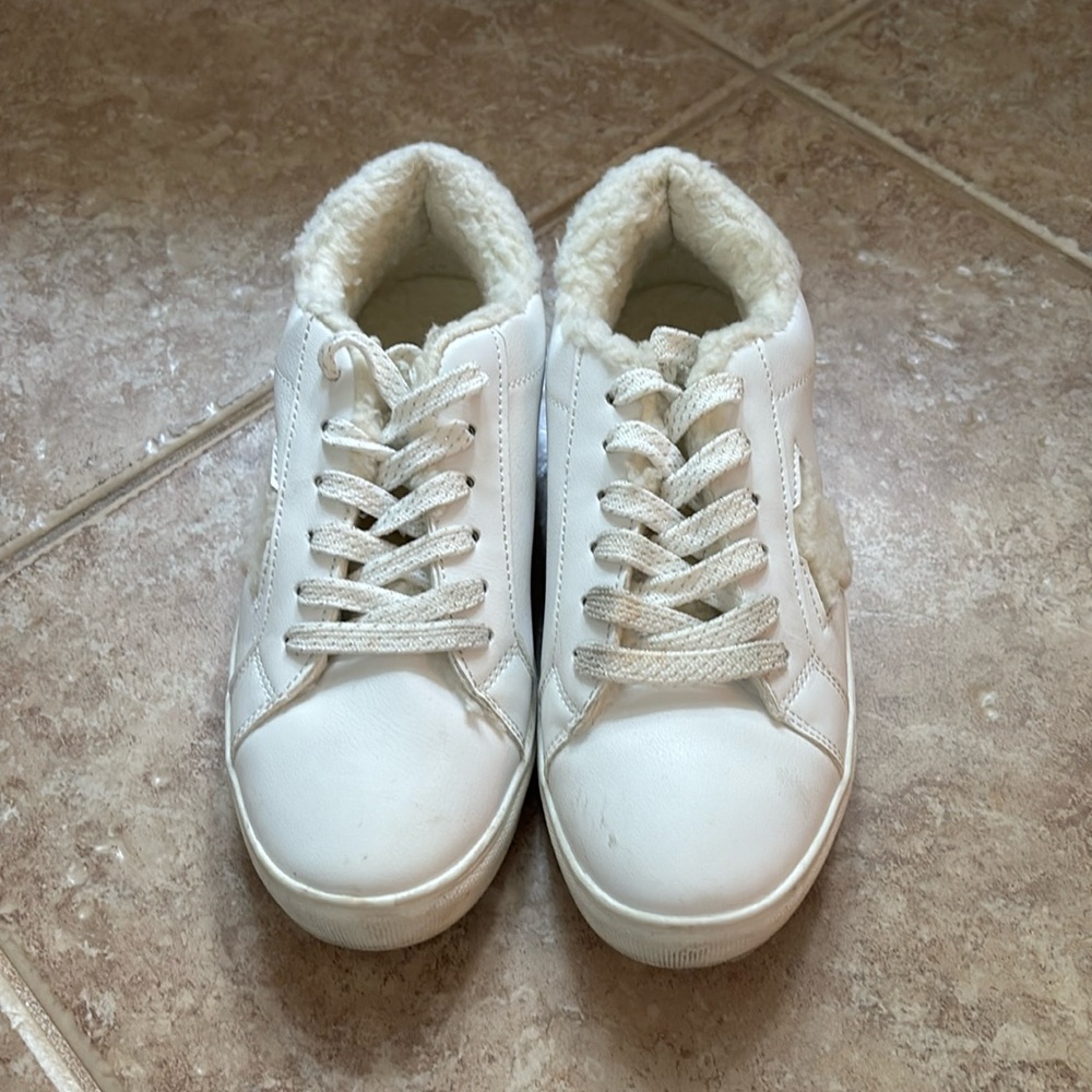 White Star Shearling Lined Sneakers